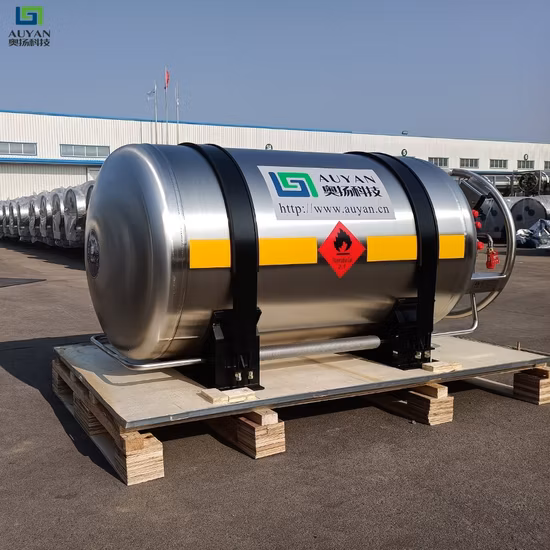 Резервуар для хранения криогенного жидкого азота, топливный бак СПГ для автомобилей, резервуары для газовых баллонов для грузовиков