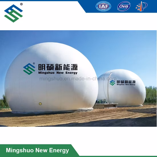 Мембранный газовый купол постоянного давления, баллонный резервуар для хранения газа для биогаза