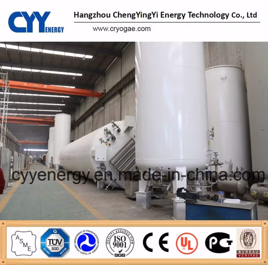 Горячий резервуар для хранения криогенной жидкости для Lox Lin Lar Lco2 LNG